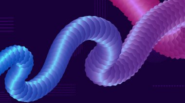 modern sıvı kıvrımlı arka plan tasarımı