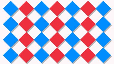 soyut mavi ve kırmızı dikdörtgen arkaplan tasarımı