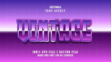 3d klasik kalın metin efekti