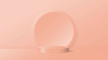 yumuşak tonlu podyum arkaplan tasarımı