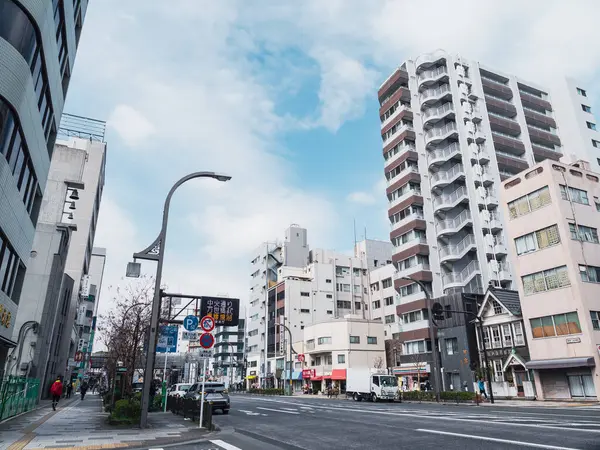 Tóquio Março 2023 Cidade Ueno Pela Manhã Tão Tranquila Boa Imagens De Bancos De Imagens