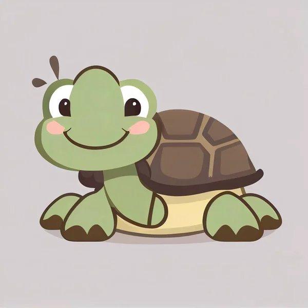 a cartoon turtle with a smile on its face and a big smile on its face