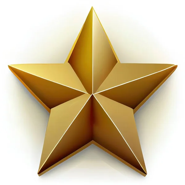 a gold star with a white background is shown in this image. .