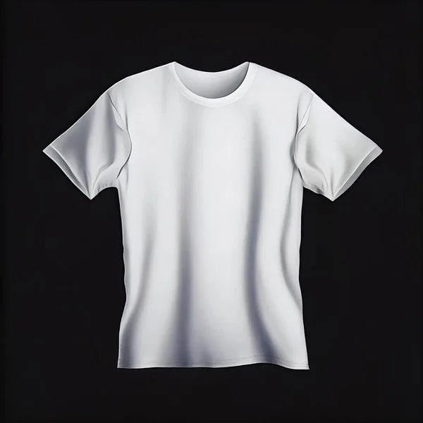 a white t - shirt on a black background with a black background and a black background with a white t - shirt. .