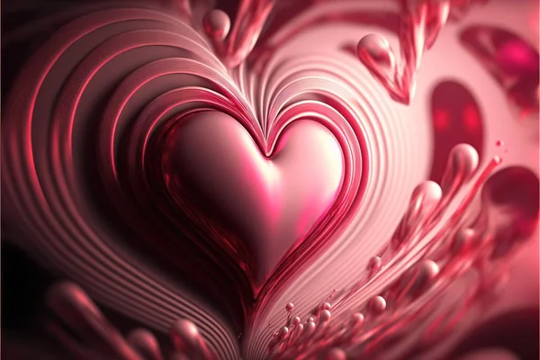 a heart shaped object with a pink background and a pink frame around it with a pink background and a pink background with a pink heart in the middle of the middle of the image is.