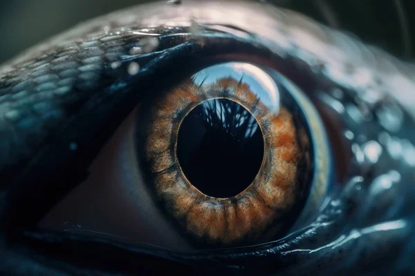 a close up of an animal\'s eye with water droplets on it.