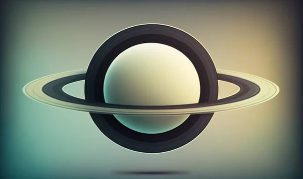 a picture of a saturn with a ring around it\'s center.