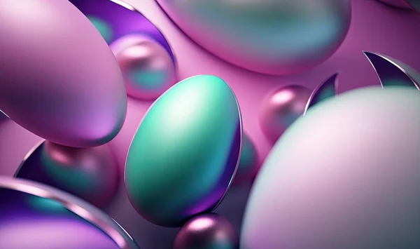 a bunch of balloons that are purple and green with some blue and green on top of them and some pink and purple on the bottom.