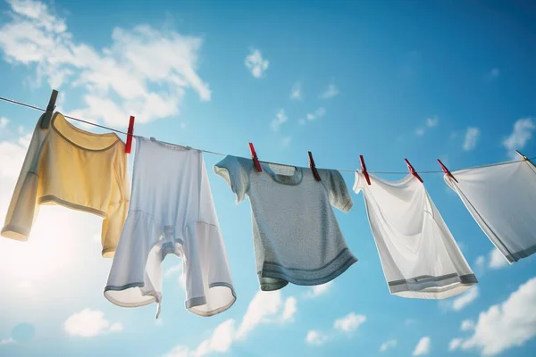 a line of clothes hanging on a clothes line with clothes hanging on a clothes line with clothes hanging on a clothes line with clothes hanging on a clothes line.