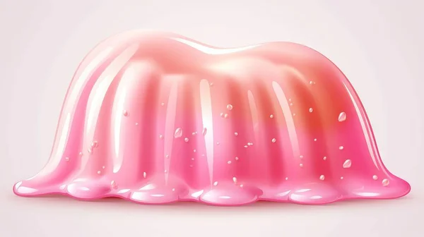 a pink liquid substance with drops of water on a light background illustration of a liquid substance with drops of water on a light background of a.