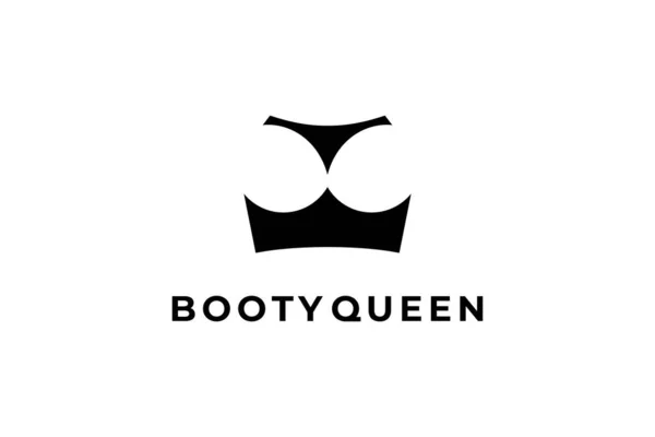 Ασπρόμαυρο Λογότυπο Queen — Φωτογραφία Αρχείου