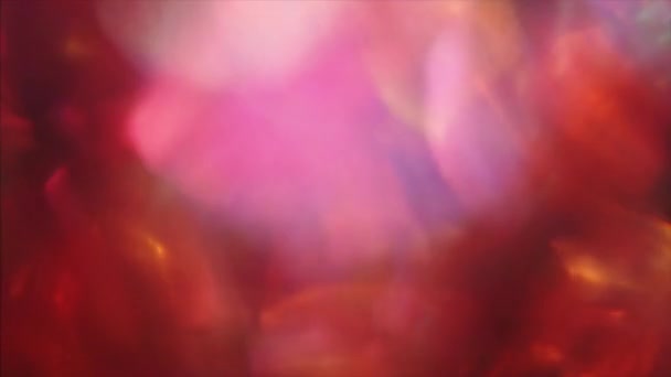 Multicolorido Ornamental Futurista Elegante Brilhante Fundo Imagens Loop Efeito Surrealista — Vídeo de Stock