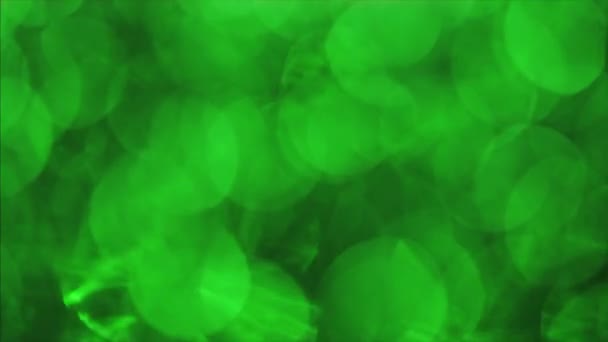 Абстрактно Динамичный Киберпанк Психоделический Зеленый Боке Мерцает Фоне Цикл Анимации — стоковое видео