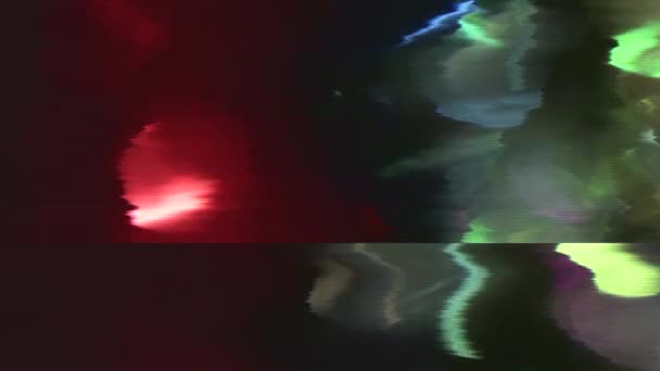 Тысячи Кадров Преобразование Психоделического Геометрического Ностальгического Мерцающего Фона Переходы Любой — стоковое видео
