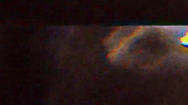 Gelişigüzel veri hatası fütüristik bilim kurgu ışıltılı arka plan. Projen için film efekti.