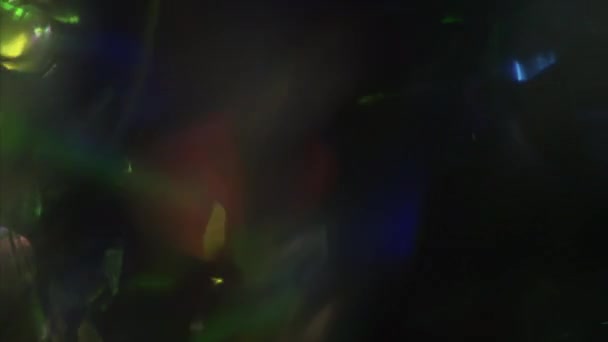 Циклічний Спектральний Фон Модні Витоки Світла Мир Світлових Імпульсів Випадковий — стокове відео