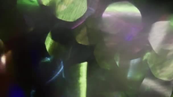 Lisse Les Fusées Éclairantes Colorées Superbes Métamorphoses Lumineuses Pouls Lumineux — Video