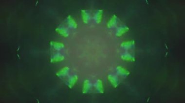 Colorful neon futuristic fashion shimmering background. Looped animation, kaleidoscope.