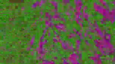 Colorful bad trip effect light transformations glittering background. Seamless footage. Looped animation. 