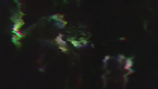 Colorful Dynamic Futuristic Elegant Shimmering Background Light Distortions Your Video — Αρχείο Βίντεο