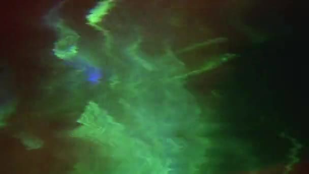 Light Leaks Ornamental Nostalgic Fashion Holographic Background Neon Earthquake Creative — Video