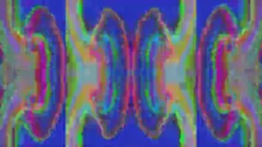 Transforming ornamental nostalgic trendy holographic background. Creative transformations for your project. 