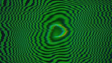Moving highlight cyberpunk elegant shimmering background with shaking circles in green colors. Light transformations for creative use. 