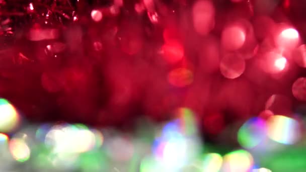 Випадковий Неоновий Червоний Кіберпанк Елегантний Мерехтливий Фон Світлові Перетворення Ваших — стокове відео