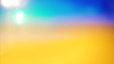 Multicolored dynamic cyberpunk trendy holographic background in blue and yellow color. Abstract Ukrainian flag theme. Video in 4k for trending overlay. 