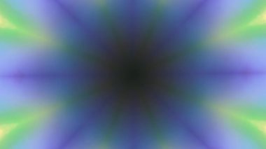 Kaleidoscope dynamic cyberpunk dreamy shimmering background. Light leaks for your video. 