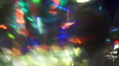Transforming rainbow effect nostalgic trendy shimmering background. VFX footage for your video. 
