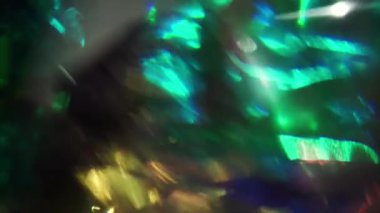 Moving rainbow effect cyberpunk dreamy glittering background. 4k VFX for your project. 