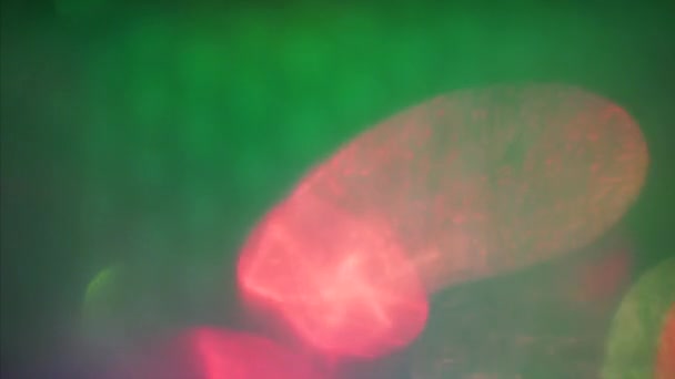 マルチカラーのティーンカラーヴィンテージSf夢のようなホログラフィック背景 プロジェクトの光歪み — ストック動画