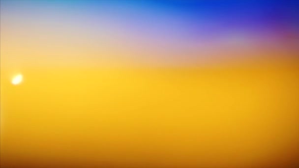 Abstract Vintage Futuristic Dreamy Iridescent Background Blue Yellow Colors Video — Vídeo de Stock