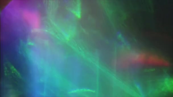 Green Red Colors Abstract Vintage Sci Elegant Holographic Background Light — 图库视频影像