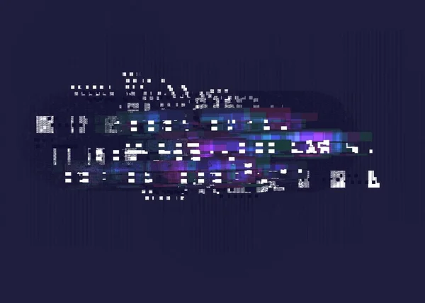 Digital signal error glitch pixel noise abstract background for a poster, cover, business card or postcard. Signal fail and error. High quality illustration.