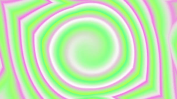 ホログラフィック波が動いている 80年代のスタイルの抽象的なトレンディな虹のホログラフィック背景 ヴァイオレット ピンク ミント ホワイトカラーの鮮やかなテクスチャー パステルカラー 高品質のビデオ — ストック動画