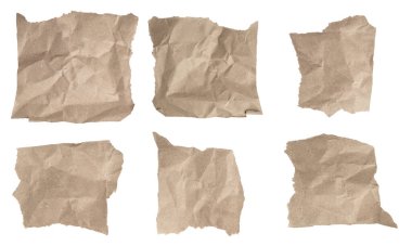 Karton koleksiyonu beyaz arkaplanda izole edildi