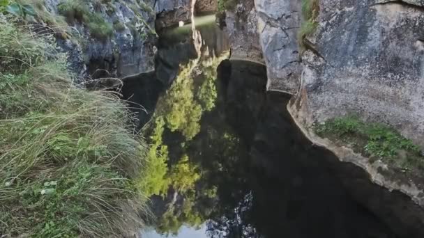 Corcoaia Gorge Cheile Corcoaia Protected Area Cerna Sat Pades Gorj — Stock Video
