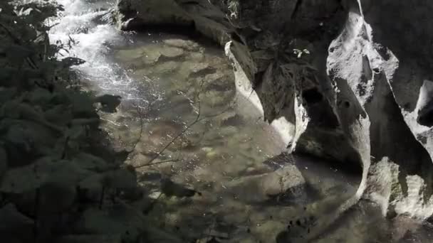 Corcoaia Gorge Cheile Corcoaia Área Protegida Cerca Cerna Sat Pades — Vídeos de Stock
