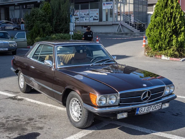 Targu Jiu Gorj Rumänien Oktober 2023 Oldtimer Mercedes Auf Der — Stockfoto