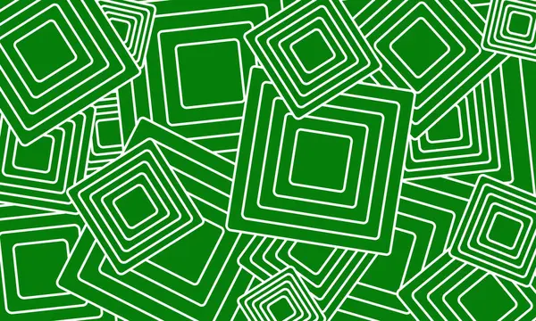 Fundo Verde Abstrato Com Quadrados — Fotografia de Stock