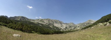 Romanya 'nın başkenti Retezat' taki dağ manzarası. Panoramik görünüm.