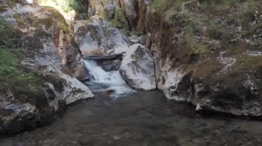 Cheile Butii vadisi, Campu lui Neag, Hunedoara, Romanya yakınlarında. 4K çözünürlüğü.