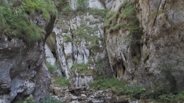 Cheile Butii vadisi, Campu lui Neag, Hunedoara, Romanya yakınlarında. 4K çözünürlüğü.