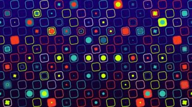 Döşeme kalıplı soyut video arkaplanı.