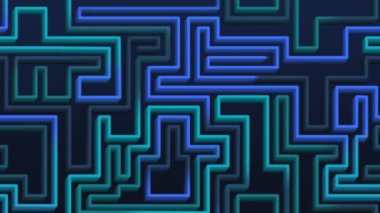 Soyut labirent video arkaplanı. 