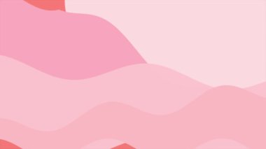 Kırmızı, yeşil, mavi ve sarı elementlerle donatılmış soyut video arkaplanları. 4K çözünürlüğü