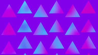 Değişik renkler ve hareketli şekillerle soyut renkli video arkaplanları. 4K çözünürlüğü