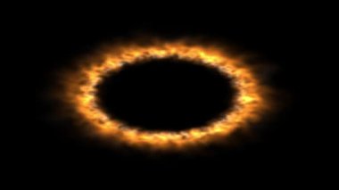 Değişik renkler ve hareketli şekillerle soyut renkli video arkaplanı seti. 4K çözünürlüğü. Dairesel ateş.